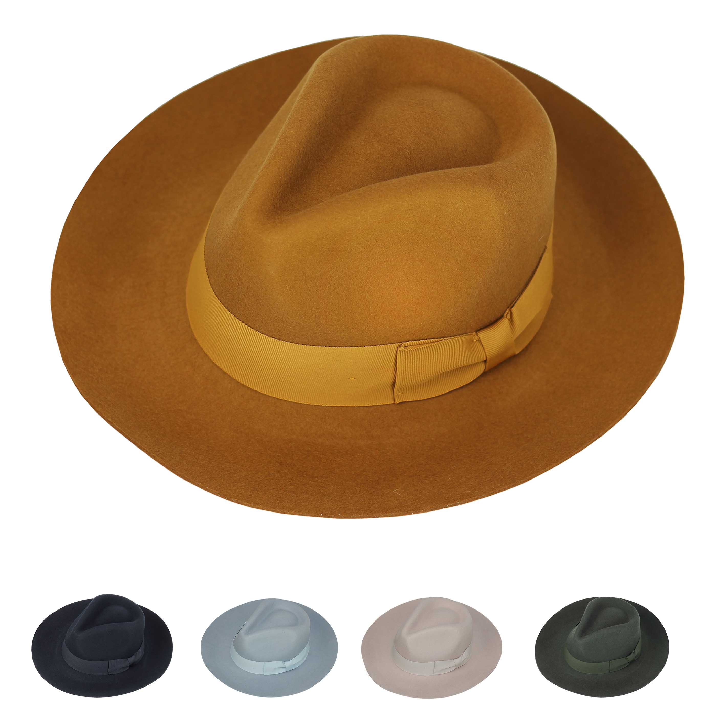 Mens Gladwin Bond Vintage 100% Wool Felt Fedora Stiff Snap Wide Brim Trilby Hat | eBay How To Make A Wide Brim Hat Stiff
